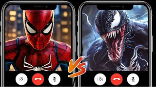 SpiderMan calling Venom  Scary calls [upl. by Lesley809]