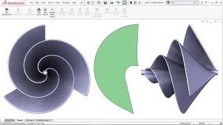 Master SOLIDWORKS 2018  Flattening Turbine Blades Like a Pro  10 Pro Tips for CAD Mastery [upl. by Amarette]