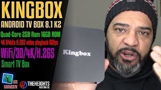 Kingbox K2 Android TV Box 81 💻  LGTV Reviews [upl. by Applegate]