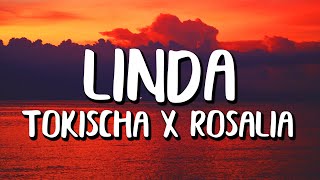 Tokischa x Rosalía  Linda LetraLyrics [upl. by Acimad]