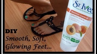 DIY Pedicure │ How to Get Smooth Soft Feet at Home [upl. by Hussar789]