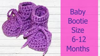 Crochet Baby Booties Tutorial for Beginners  DIY Crochet Booties [upl. by Artemus455]