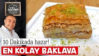 30 DAKİKADA PRATİK BAKLAVA  HAZIR YUFKADAN  TADINA DOYAMADIK  NASIL YAPILIR  TATLI ÇEŞİTLERİ [upl. by Lefty101]