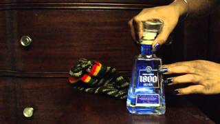 Perfect 1800 Tequila Bottle Top Shot No Spill [upl. by Aysa286]