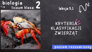 Biologia klasa 2 Lekcja 51  Kryteria klasyfikacji zwierząt [upl. by Nolra887]