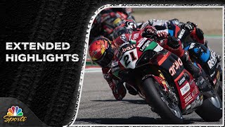 World Superbike EXTENDED HIGHLIGHTS Italy  Race 1 Round 7  71523  Motorsports on NBC [upl. by Nnylannej]