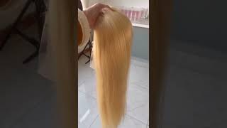 Full lace wigs on sales  luxury lace wigs hairstyle hair wigs bleached blonde hair wigs [upl. by Lankton]