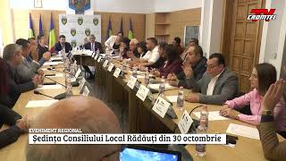 CROMTEL TV  Ședința Consiliului Local al municipiului Rădăuți din 30 octombrie [upl. by Aikahs]