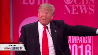 Ninth Republican Primary Debate  February 13 2016 on CBS  Cruz Trump Argument [upl. by Aihtekal552]