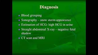 B Sc 4th Yr OBG Nsg Gestational Trophoblastic Disease [upl. by Edyaw]