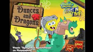 Spongebob dunces and dragons lost in the time game soundtrack [upl. by Magna]