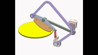 Mechanism of cams planar motion 2 [upl. by Hoeg]