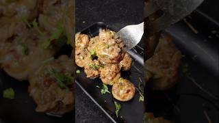 Cheese Stuffed Mushrooms  How To Make Stuffed Mushroom  Mushroom Recipe [upl. by Taryne]