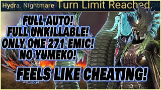 FULL UNKILLABLE HYDRA TEAM WITH 1 EMIC ON 271 SPEED WE CRACKED THE CODE AGAIN [upl. by Dett]