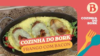 FRANGO COM BACON enrolado e MUITO QUEIJO faça em casa  Daniel Bork  Band Receitas [upl. by Ben736]