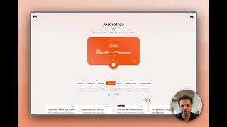 How to create Clean Transcripts with AudioPen [upl. by Raji]