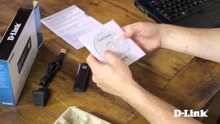 Getting Started Wireless AC1200 Dual Band USB Adapter DWA182 [upl. by Jephum]