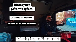 Girilmez Denilen Limana Girdik  Mardaş Limanı’ndan Konteyner Çıkardık Bu Defa Hayret Ettik [upl. by Ahseiuqal88]