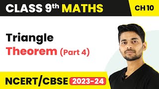 Area of Parallelogram and Triangle  Theorem Part 4  Class 9 Maths Chapter 10  CBSE 202425 [upl. by Naahs]