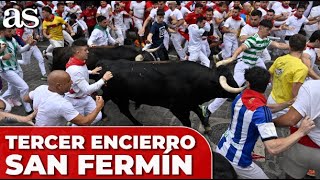 RESUMEN del TERCER ENCIERRO de SAN FERMÍN [upl. by Tilford]