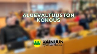 Kainuun aluevaltuuston kokous 4112024 klo 9 [upl. by Nuahsyar]