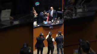 🚨 Alejandro Moreno increpa a Gerardo Noroña durante sesión del Senado 🚨 [upl. by Yurik]