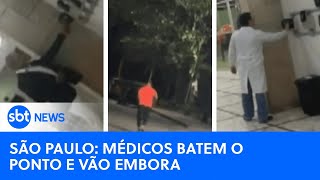 🔴SBT News na TV Jornalismo do SBT flagra médicos que batem ponto e vão embora sem cumprir jornada [upl. by Appleby960]