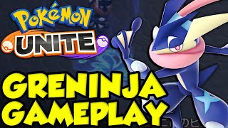 GRENINJA IS FREE Pokemon UNITE Greninja Gameplay Showcase 16 [upl. by Willis]