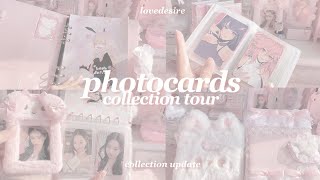 photocards collection tour ੈ✩‧₊˚  collect book binder tour  🎀🎧 [upl. by Nnylidnarb937]