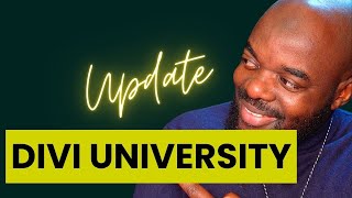 Divi University Update  Exciting News 😀 [upl. by Adlitam]