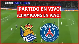 REAL SOCIEDAD vs PSG EN VIVO 🔴 OCTAVOS DE FINAL MBAPPE TITULAR ⚽️ [upl. by Beau]