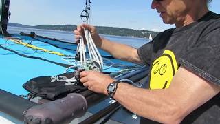 Hobie 012  Rigging the Mainsheet [upl. by Bill]