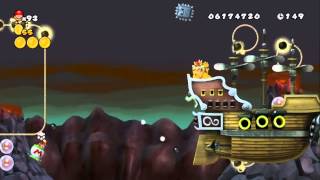 Newer Super Mario Bros Wii  World 8Final Bowsers Keep [upl. by Sineray]