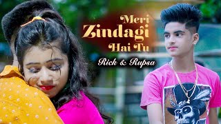 Meri Zindagi Hai Tu❤️🥀Hindi New Song💕Jubin Nautiyal🌸Rick Rupsa❤️Cute Love Story💃Ujjal Dance Group [upl. by Franni263]