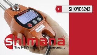 SHIMANA SHXWDS242  Hanging Scale 100300 kg product video presentation [upl. by Bryner]