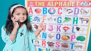 a for apple b for ball c for cat d for dog e for elephant a to z alphabet phonics song ChuChuTV [upl. by Bala]