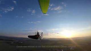 EPPG DIY Faltpropeller folding Propeller electric Paramotor Thermikeintiegshilfe [upl. by Whitaker]