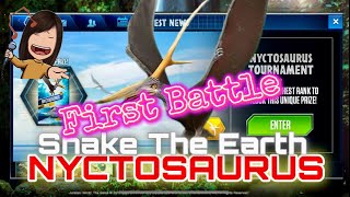 Nyctosaurus Tournament  All Pterasaurs  Jurassic World the Game 102024 First Battle [upl. by Hilar750]