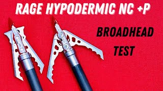 RAGE HYPODERMIC NC P 125 gr Broadhead Test [upl. by Grube704]