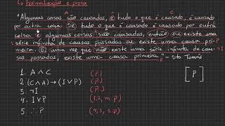 Lógica proposicional 6  Formalização e prova 15 [upl. by Ydnis]