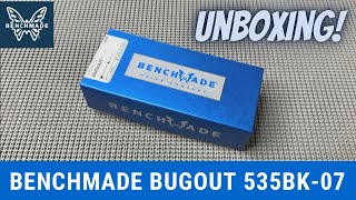 UNBOXING  Benchmade Bugout Burnt Brass Edition 535BK07 [upl. by Aelgna]