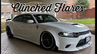 Post install set up info Widebody Scat Pack Charger Clinched flares [upl. by Bellda]