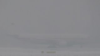 Snow at Berlin Tegel Airport HD 1080p [upl. by Eimia]