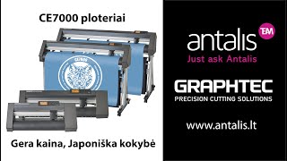 Graphtec CE7000 ploteriai INTRO [upl. by Adnek]