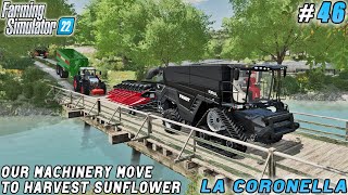 StartUp for Beverage and Margarine Production Sunflower Harvesting  La Coronella  FS 22  46 [upl. by Krute543]