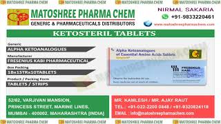 KetosterilTablets Leading Suppliers in India • Matoshree Pharma Chem [upl. by Drogin]