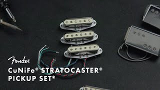 CuNiFe Stratocaster Pickup Set  Fender [upl. by Paulette]