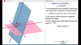 Unghiul dintre două plane [upl. by Jacobsen]