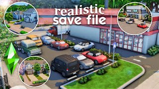 MOST REALSTIC SAVE FILE IS GETTING AN UPDATE Realistic Builds Lore Drama  The Sims 4 [upl. by Rickart]