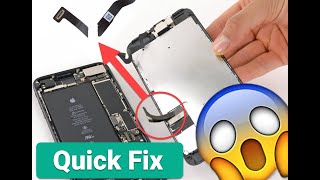 iPhone LCD Home Flex Quick Fix 【Tutorial】 [upl. by Tamarah758]